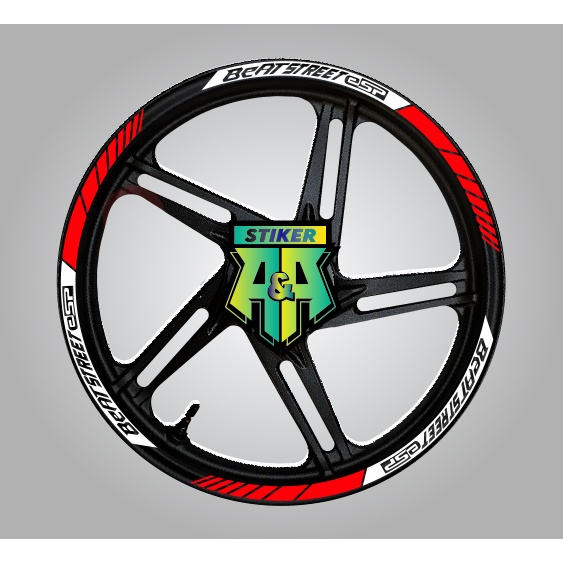 AA STIKER VELG BEAT STREET ESP | BEAT STREET LIST VELG BEAT STREET