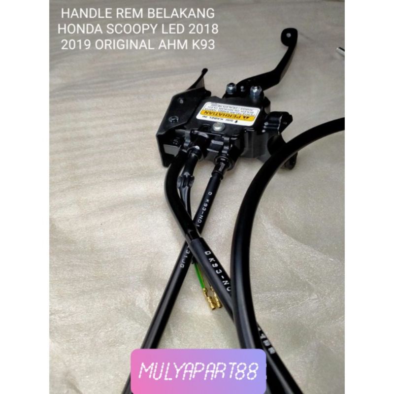 Handle rem belakang honda beat new delixe scoopy 2021 2020 ORIGINAL AHN k93