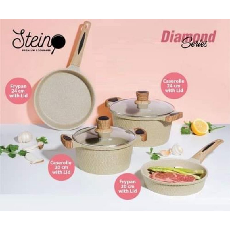 paket diamond steincookware