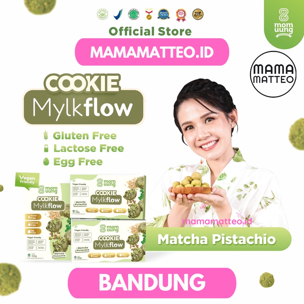 Jual Mom Uung Cookies Mylkflow Gr Matcha Pistachio Classic Choco