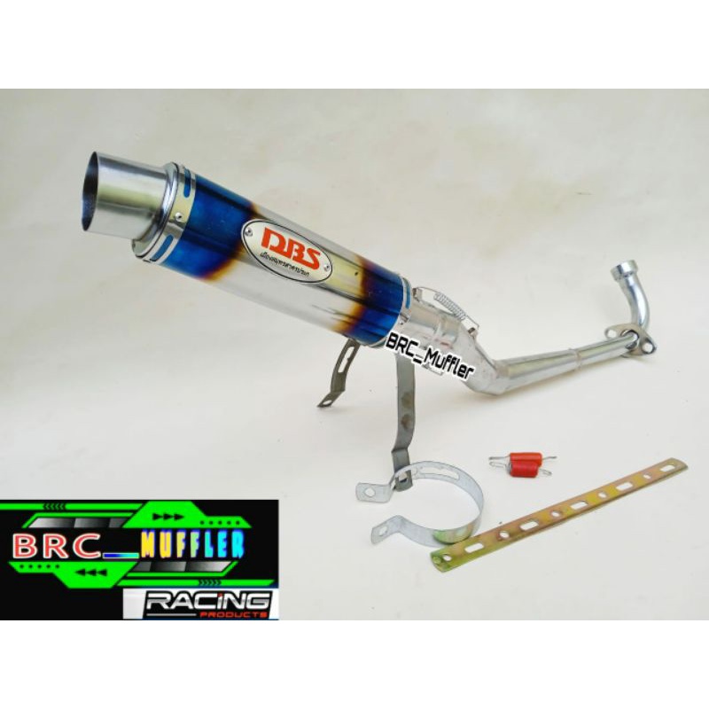 KNALPOT RACING DBS MATIC YAMAHA ALL SERIES, MIO SPORTY SMILE, MIO SOUL KARBU, SOUL GT 115/125, MIO G
