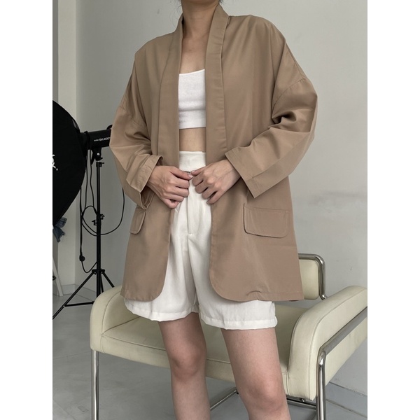 ASOKA Luella Blazer 2149 - Blazer Polos Wanita - Blazer katun - Oversize Blazer
