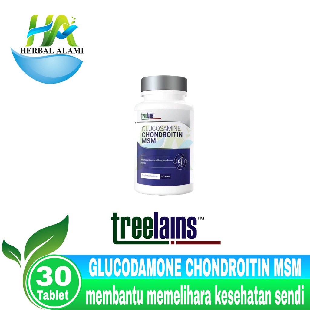 Treelains Glucosamine Chondroitin MSM 30's - Suplemen Sendi dan Tulang