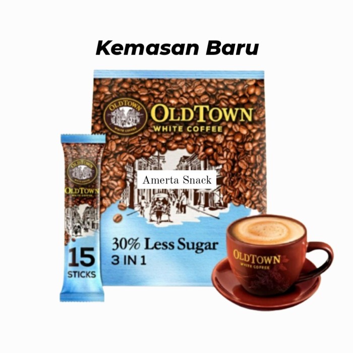 

KOPI OLD TOWN LESS SUGAR / OLDTOWN WHITE COFFEE