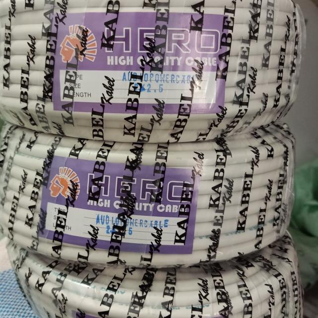 KABEL LISTRIK NYM 2x2.5 mm Hero 30 Meter