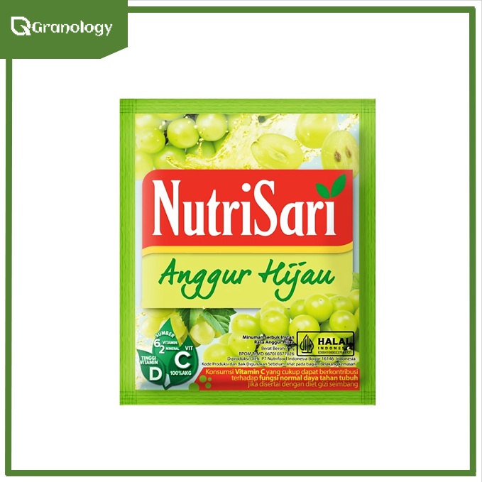 Nutrisari Anggur Hijau 10 sachet