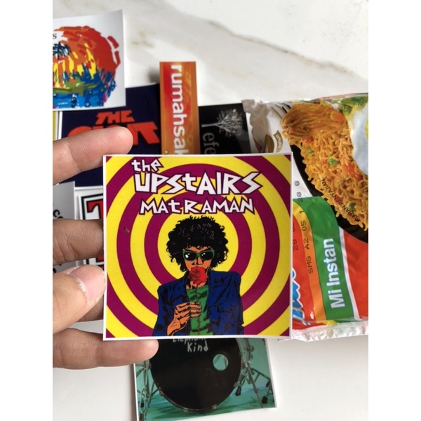 Sticker Pack Band ( upstair, kelompok penerbang rocket, the sigit, goodnight electric, the adams  dll)