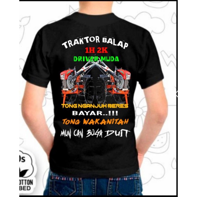 KAOS TRAKTOR BALAP ANAK-ANAK