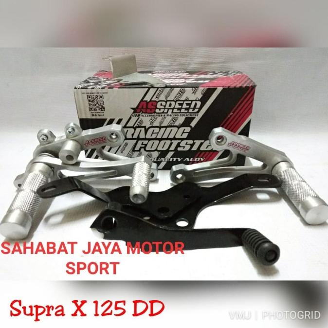 Foot Step Underbone ASSPEED Supra X 125 Double Disk