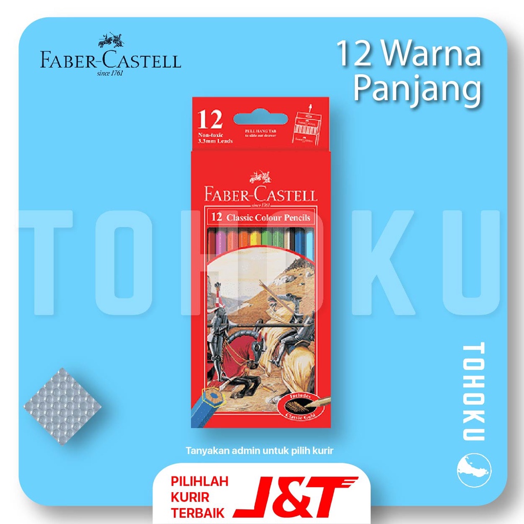 

Pensil Warna Faber Castell 12 Warna - Barang Baru