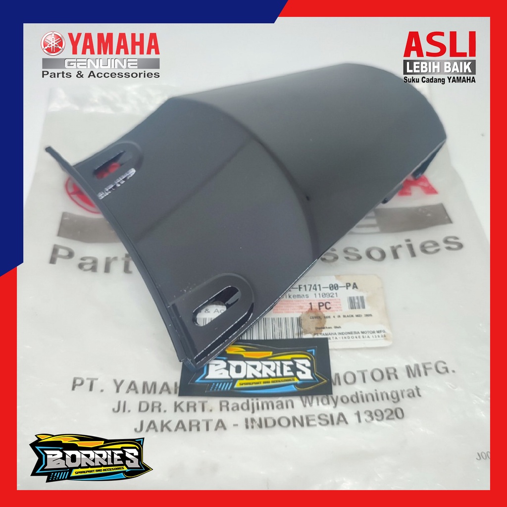 COVER TAIL PAD SAMBUNGAN BODY BELAKANG MIO Hitam Violet 5TL-F1741-00-PA