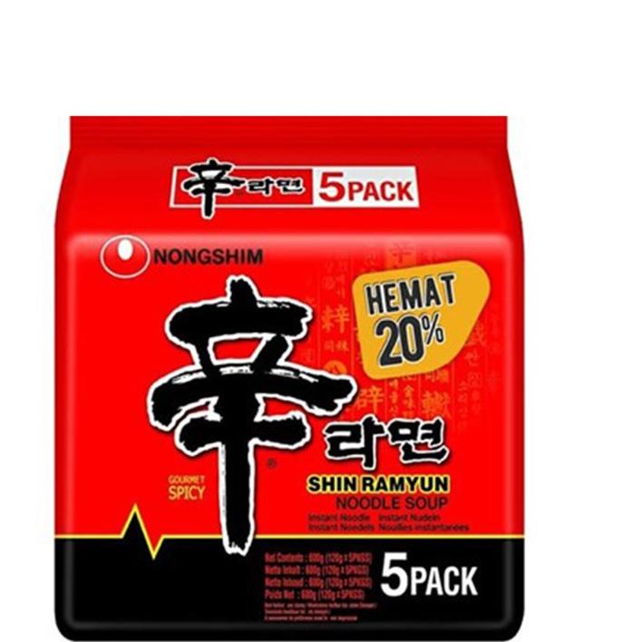 

৳ Shin Ramyun Mushroom Mie Instan 5 x 120 gr ゃ