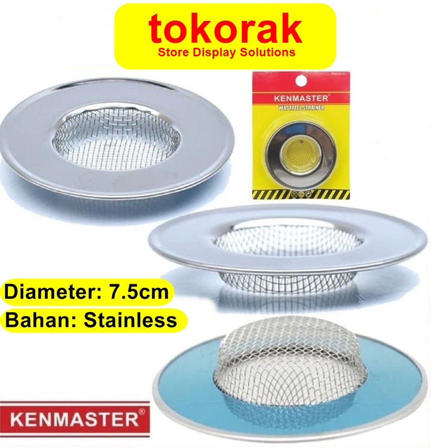 SARINGAN WASTAFEL STAINLESS KENMASTER - SARINGAN BAK CUCI PIRING