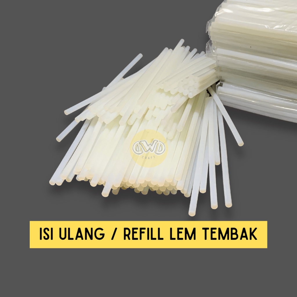 Jual Isi Ulang Lem Tembak Refill Lem Tembak Refill Glue Gun Kecil Lem Lilin Diameter