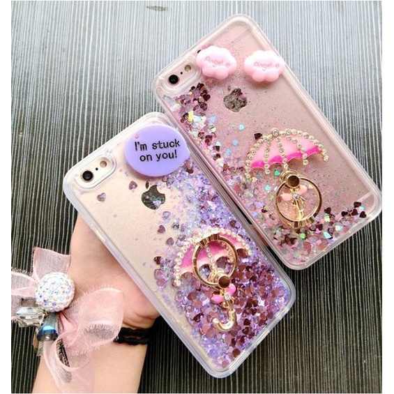 Water Glitter blink case Oppo A31 2020 A53 A74 4G 5G A76 A96 Reno 4F 5F 6 4G a57 2022 7 a16k a16e a17