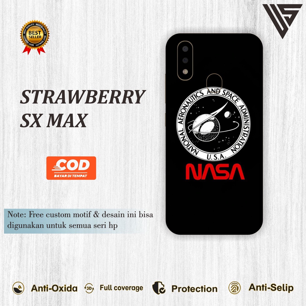 GARSKIN HANDPHONE STRAWBERRY SX MAX (ISI 2PCS)