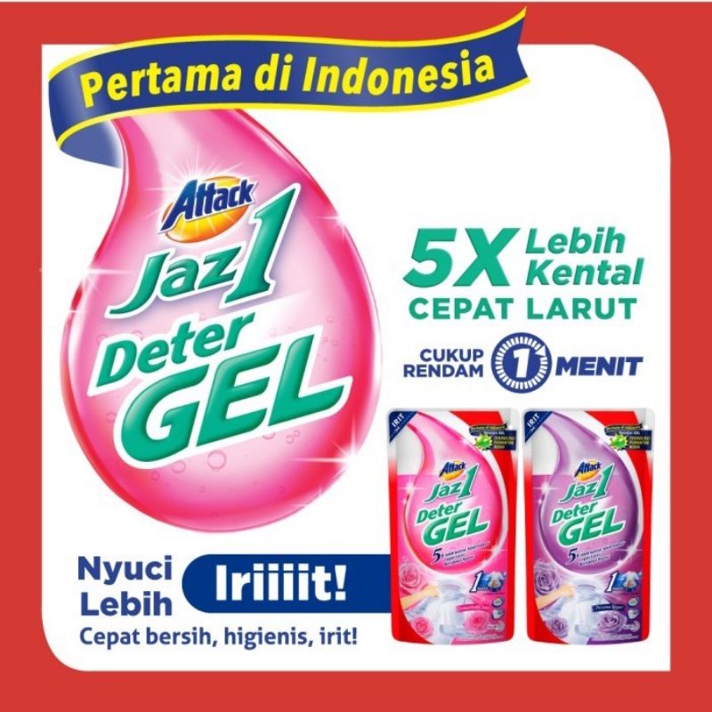 Attack Jaz1 Deterjen Gel DeterGEL Pouch 750gr