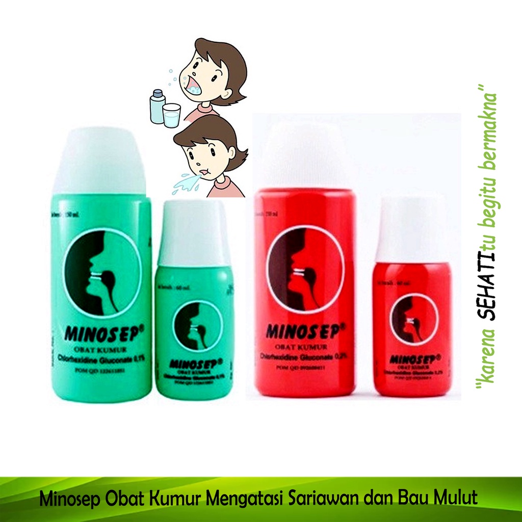 Minosep Gargle Obat Kumur 150 ML