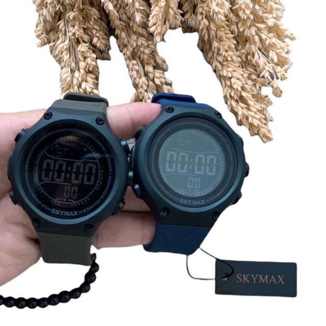 jam tangan SKYMAX pria gratis gelang dan kalung (dhon store)
