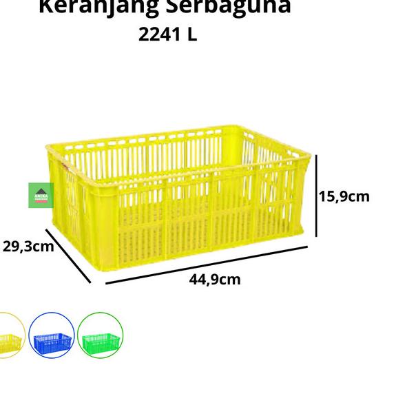 

Green Leaf Container Keranjang Industri 2241 L - Kuning