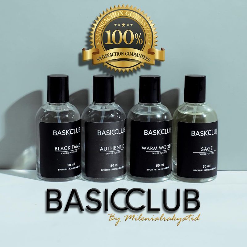 VIRALL PARFUME BASICCLUB X GEAMOORE PARFUM UNISEX BPOM Spray and Roll on 8ML