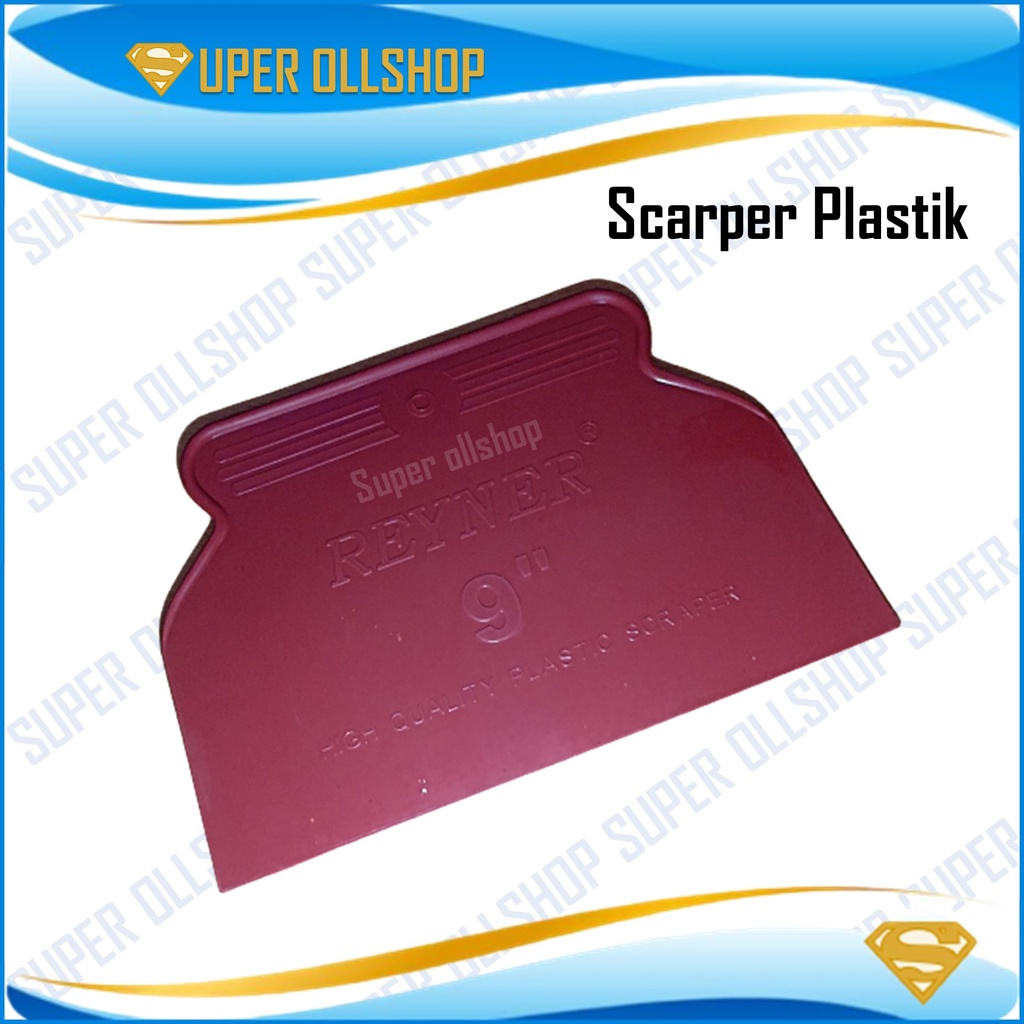 Kape Plastik PVC 5 Inci / Scrap Scrapper Skrap Sekrap Dempul / Kape Pvc Plastik / Kape Plastik / Kapi Skrap Scrap Sekrap Scraper 5&quot; &amp; 7&quot; 9 Inch Murah