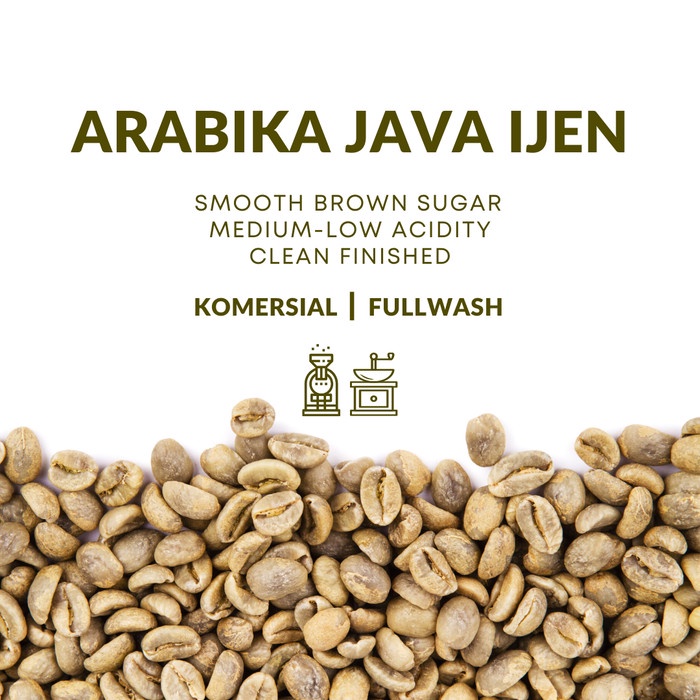 

BAYAR DITEMPAT GREEN BEAN ARABIKA JAVA IJEN FULL WASH - 1KG /KOPI RUBE/KOPI SLB/KOPI KAPAL API/KOPI