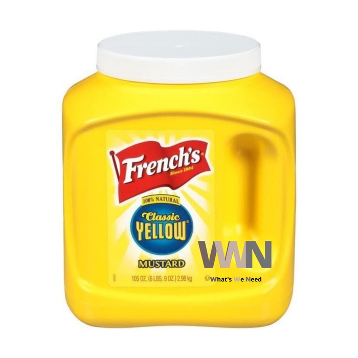 

FRENCH FRENCHS CLASSIC YELLOW MUSTARD 105 OZ / 2.98 KG.