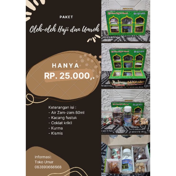 

PAKET OLEH OLEH HAJI UMROH