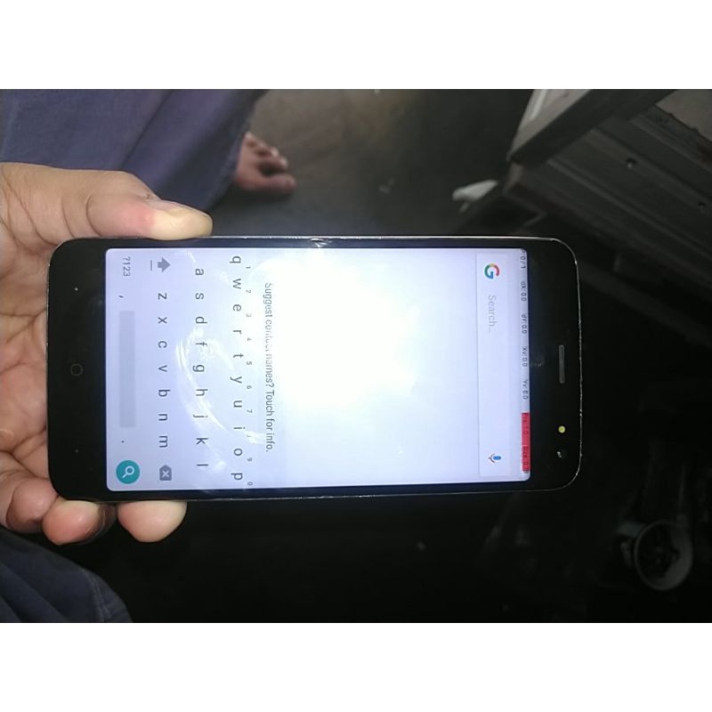 LCD touchscreen + frame Genpro S55b original copotan COD