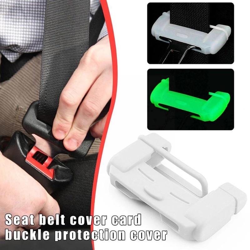 Klip Buckle Sabuk Pengaman Mobil Universal Bahan Silikon Anti Gores