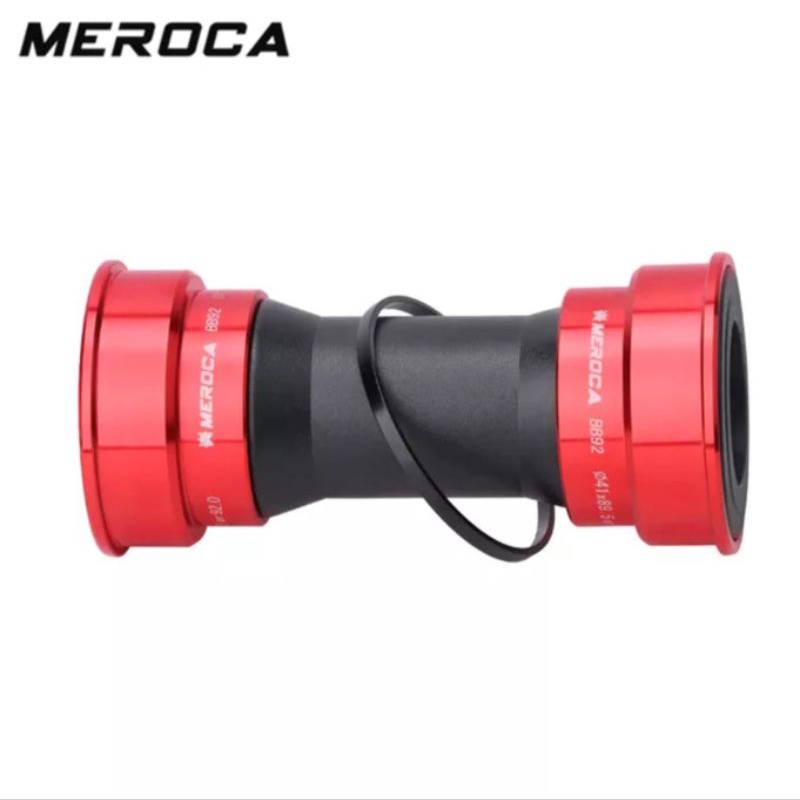 Meroca BB 92 mm Pressfit Bottom Bracket BB Press Fit  BB92 Merah