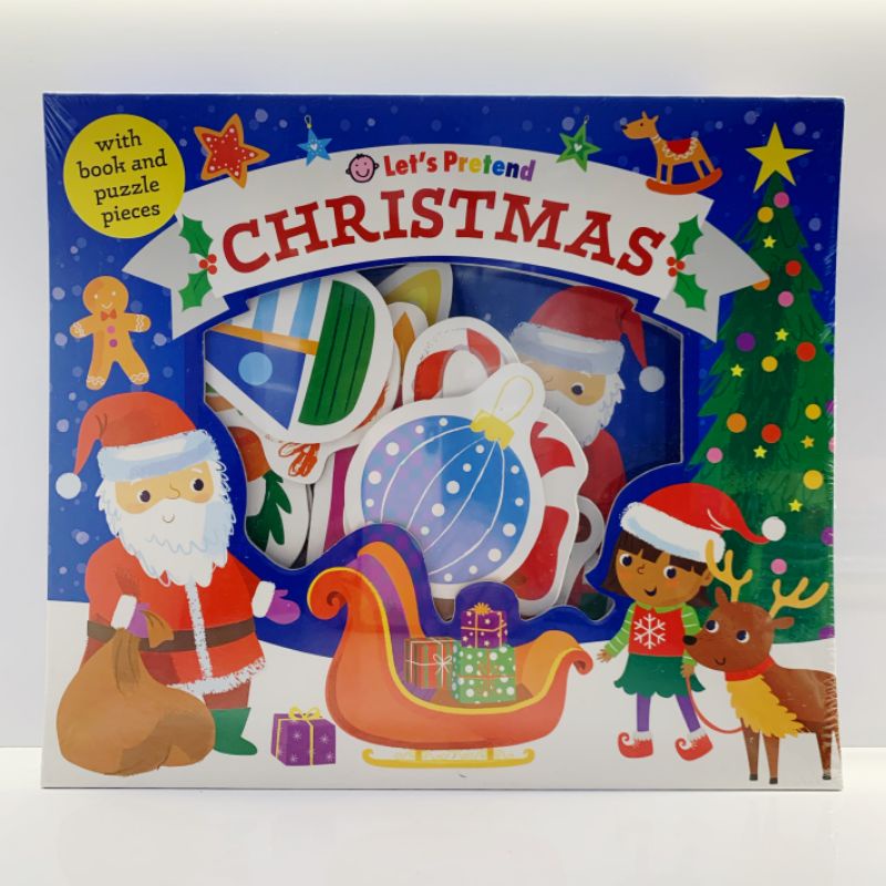 Priddy Books Let's Pretend : Christmas [ New • sealed ] Christmas Gift / Kado Natal