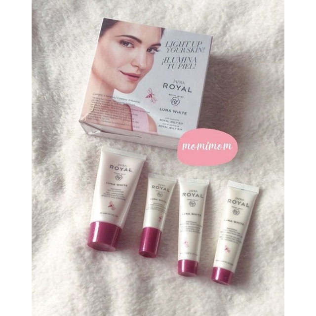 Jafra Travel Size Mini Tube Royal Jelly Luna White. Skincare untuk Mencerahkan Wajah dan Menghilangk