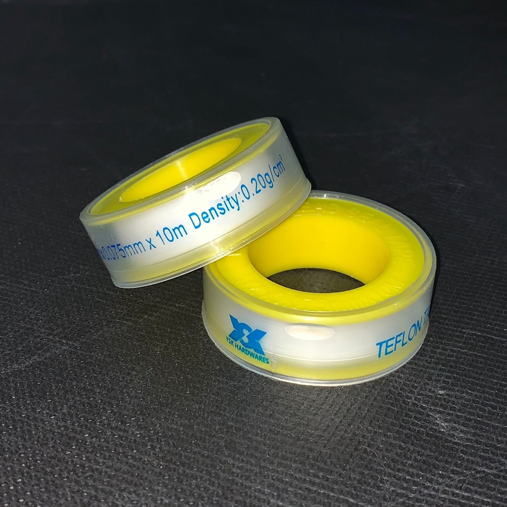 SEAL TAPE YSK 1/2 INCH 10M - ISOLASI PIPA KERAN KRAN AIR