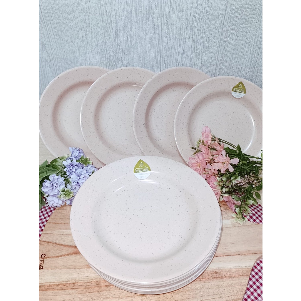 Piring Makan Melamin Ifiancy Glori F2009 Cream