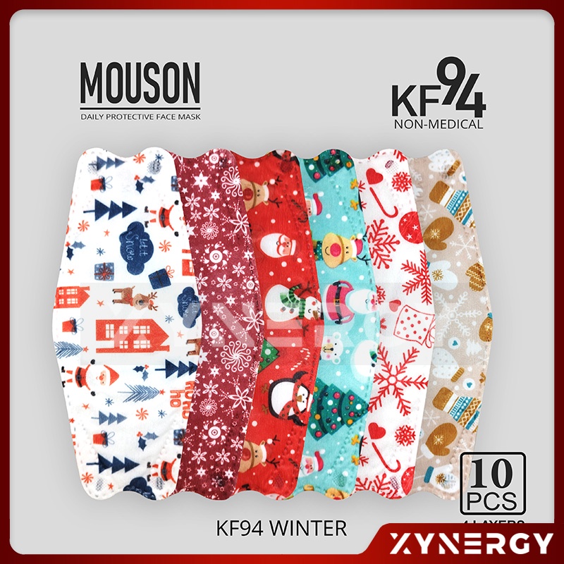 Masker Mouson KF94 Winter Edition Masker Non Medis Sekali Pakai