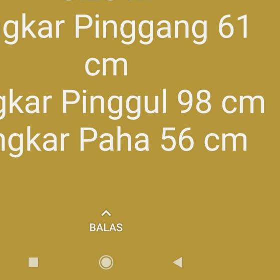 CELANA PANJANG KULOT UNIQLO MUSTARD ORIGINAL