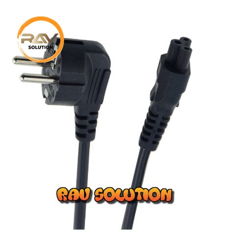 Kabel Power Laptop komputer 3 Pin EU Standard 1.8 meters  - RAV SOLUTION