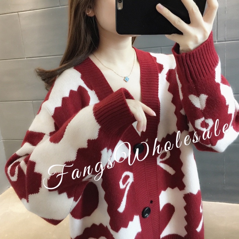 FW B1423 Sweater Rajut Tebal Super Premium