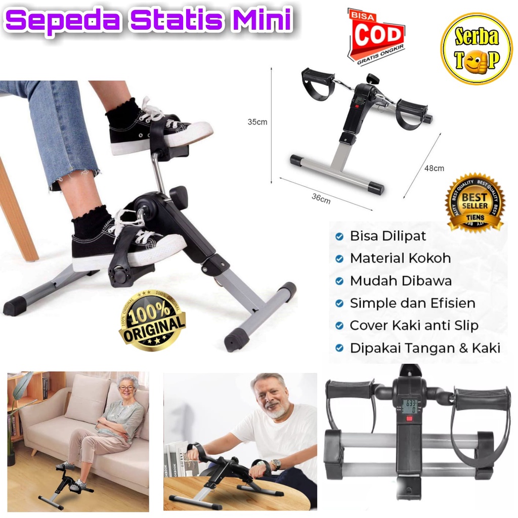 Alat Terapi Kaki Tulang Lutut Sepeda Statis Mini Terapi Lutut Stroke Exercise