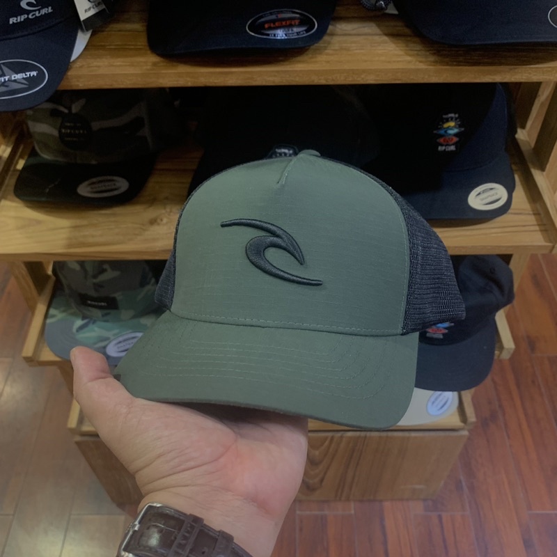 Topi ripcurl tepan truker green