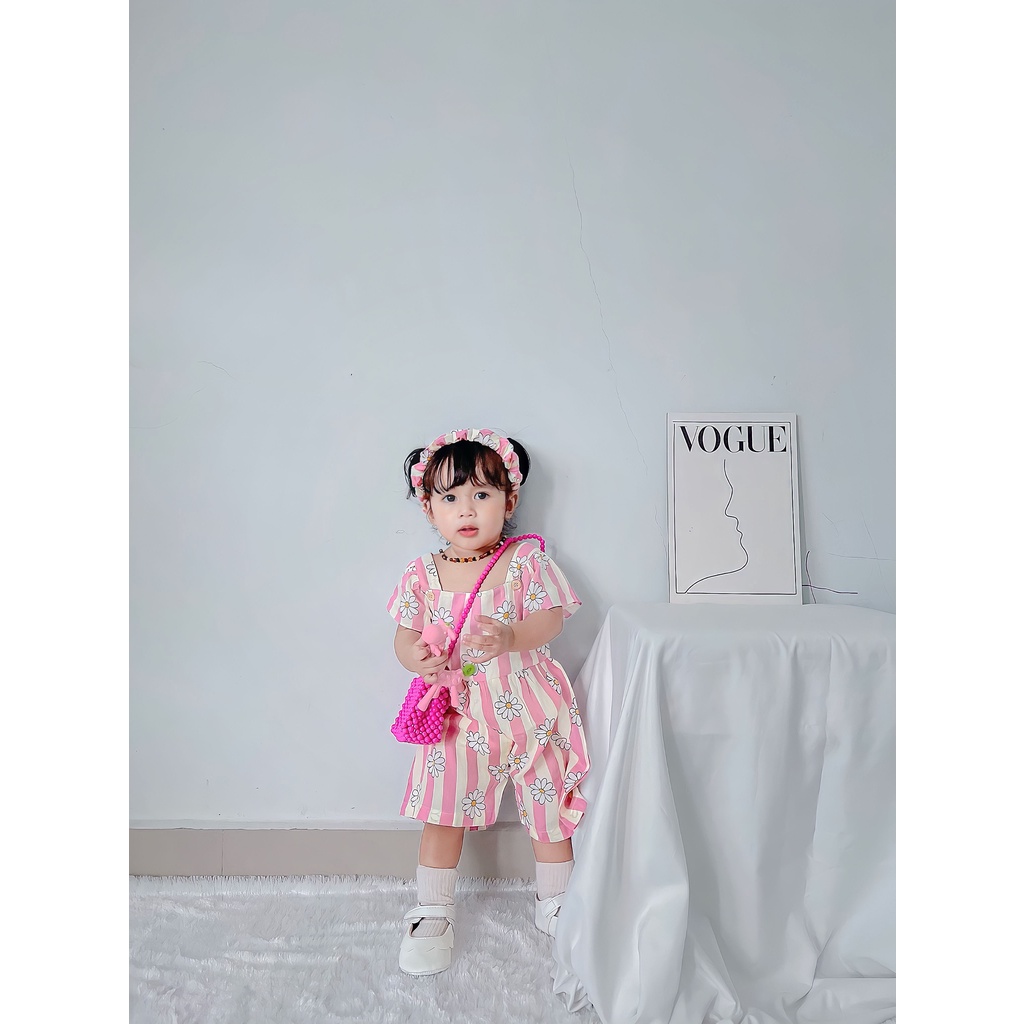 3-18 BULAN OVERALL BAYI PEREMPUAN BORA BAJU KODOK BAYI JUMPSUIT BAYI BY BAJUANAKKANAYA