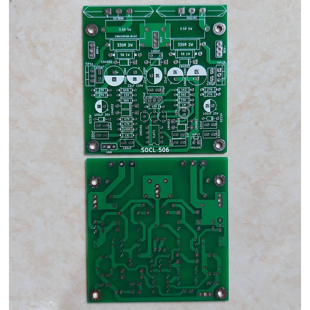 PCB SOCL 506 Amp Dauble layer