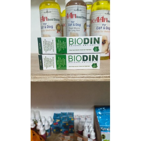 BIODIN SPRAY OBAT JAMUR KUCING