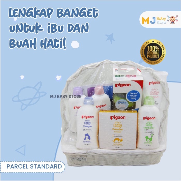 

(COD) Pigeon Parcel Baby Std Kado Untuk Bayi Baru Lahir Gift Set Baby Murah - std 2