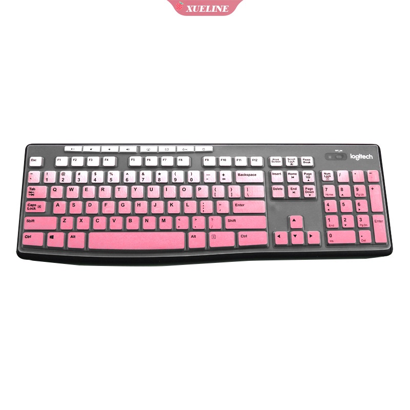 1 Case Pelindung Keyboard Bahan Silikon Ultra Tipis Untuk Logitech MK270 MK275 MK200 K270