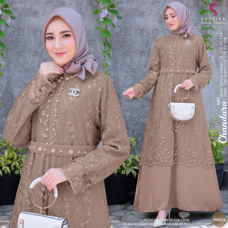 GAMIS BROKAT BRUKAT TILE BAJU KONDANGAN MEWAH TERBARU 2022 KEKINIAN BESTSELLER TERLARIS TERMURAH/WED