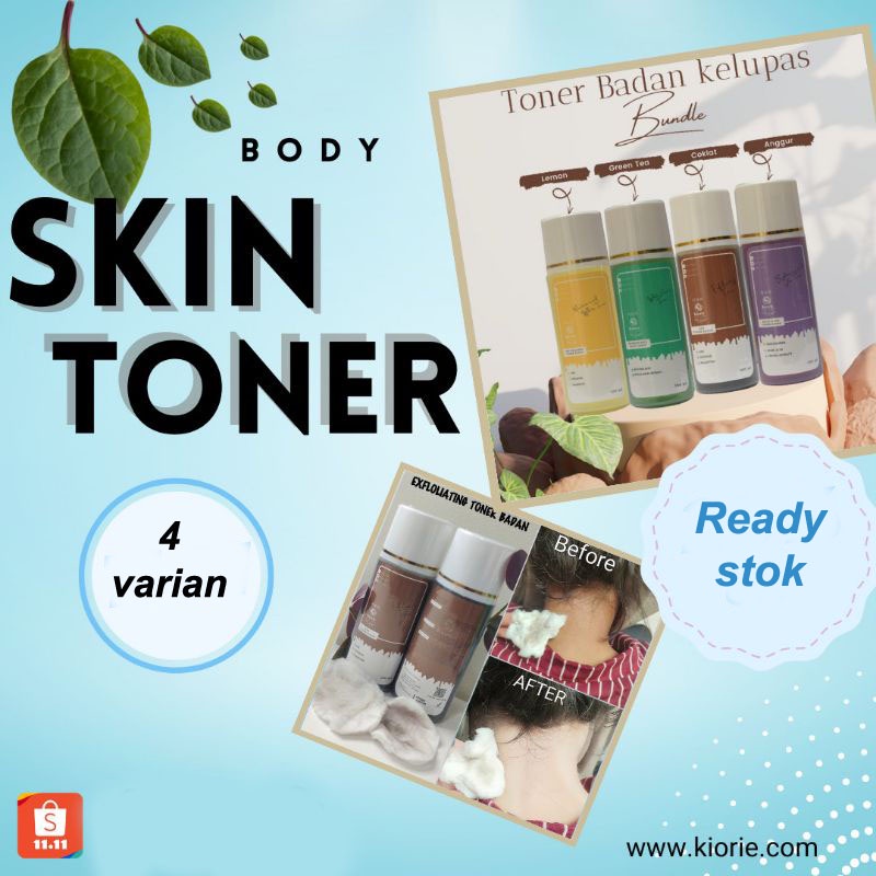 Toner Badan by Kiorie Skin Glow Korea BPOM 100 ml