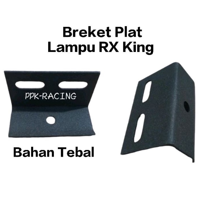 Breket Dudukan Plat Nomor Breket Lampu RX King New